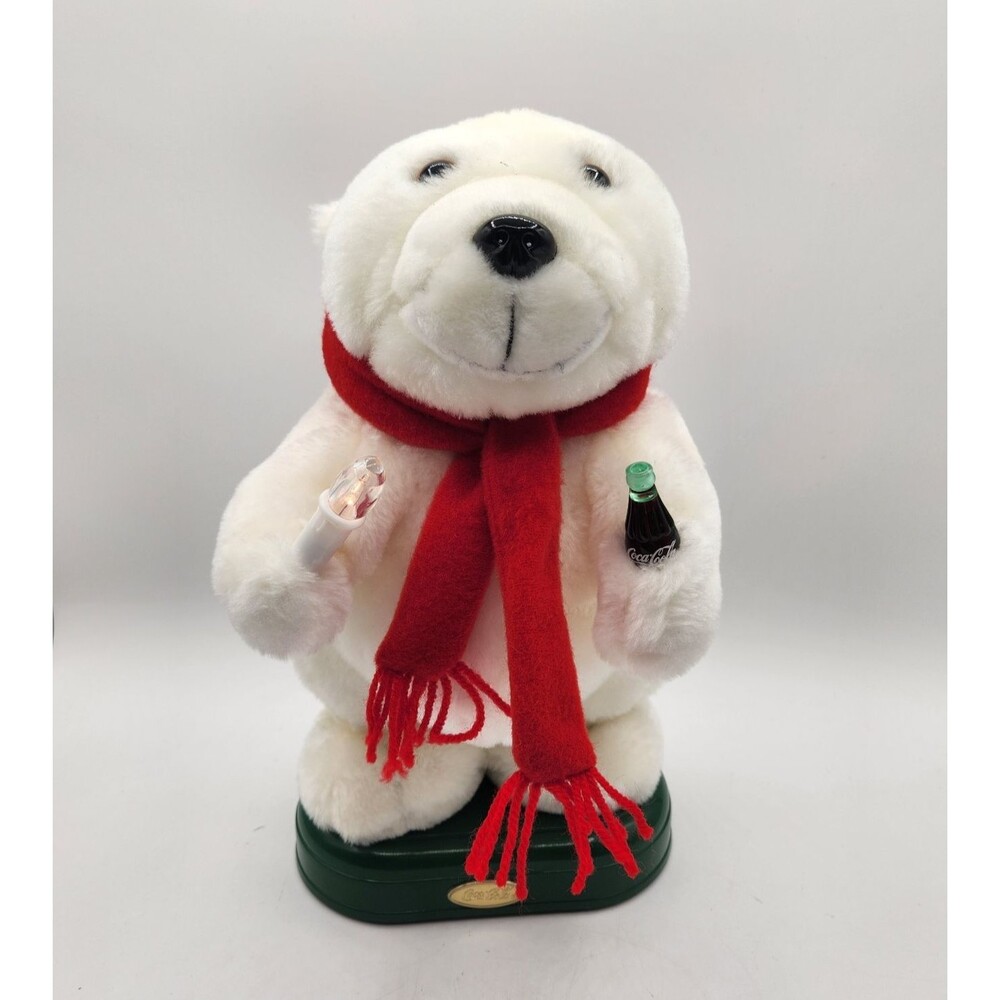 Coca Cola Animation Collection Coke Polar Bear 1996 Christmas Musical Lighted